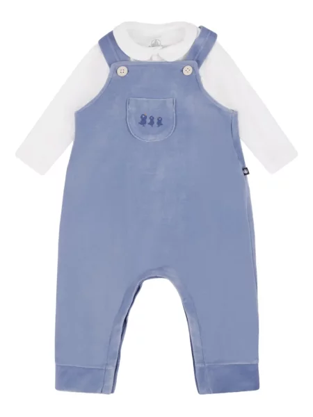 Spodnie dziecięce Petit Bateau niebieskie