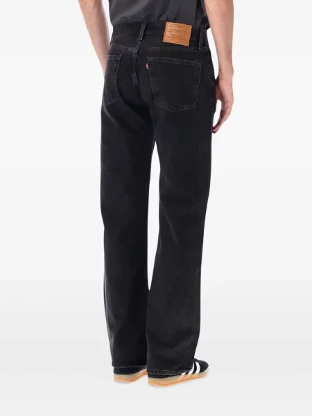 Levágott öves magas derekú szoknya Levi's® fekete