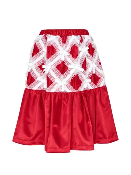 Spódnica midi dziecięca Comme Des Garcons Girl czerwona
