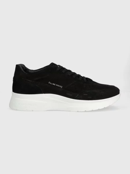 Велурени маратонки Filling Pieces Jet Runner черно