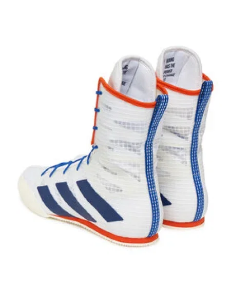 Boxerské topánky adidas Box Hog 4 white/navy biela