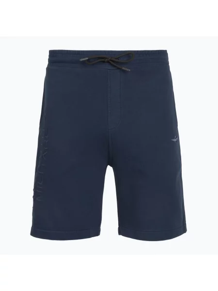 Pantaloni scurți pentru bărbați Aeronautica Militare blu navy washed albastru închis