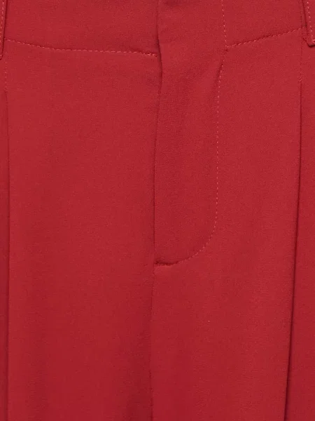 Pantaloni Alice + Olivia plisate roșu