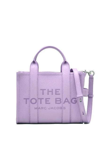 Geanta de piele Marc Jacobs din piele mini violet
