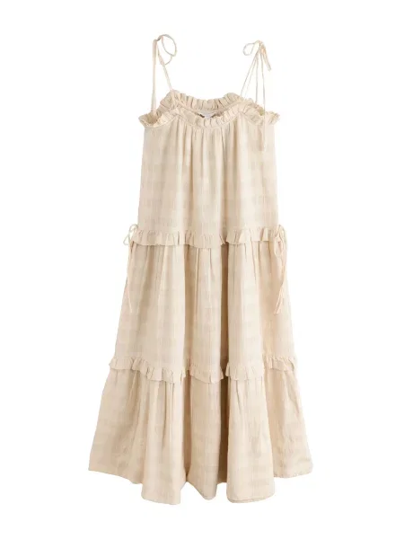 Next Rochie de plaja / crem bej