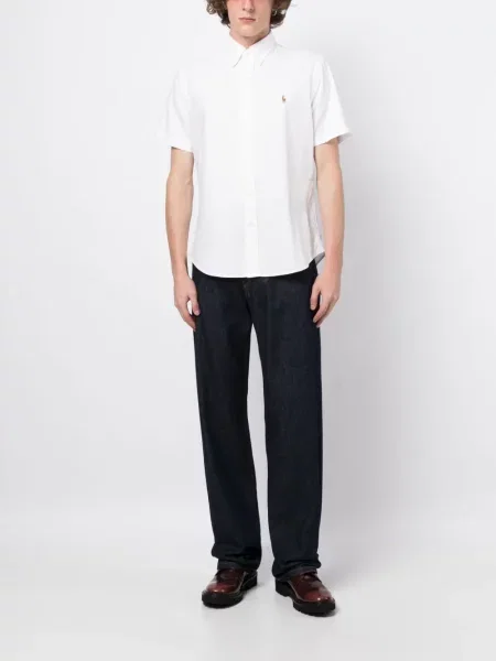 Siuvinėtas piniginė Polo Ralph Lauren balta