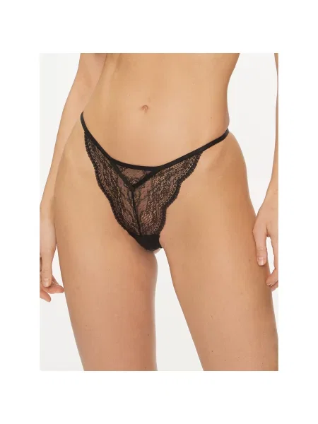 Hunkemöller Στρίνγκ Isabelle μαύρο