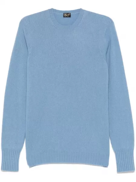 Кашмирен пуловер Drumohr синьо