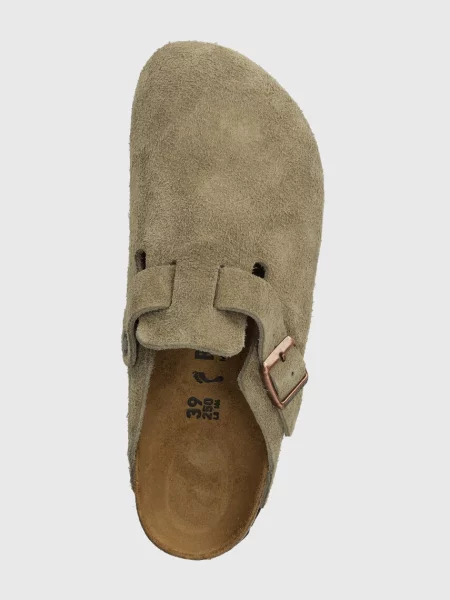 Замшевые шлепанцы Birkenstock