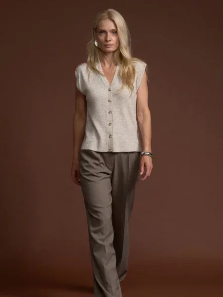 Жилет TrikoBakh шерсть/кашемір бежевий