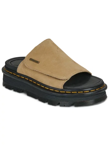 Pantofi Dr. Martens din piele de căprioară bej