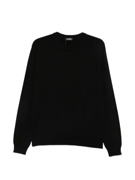 Lung pulover Cenere Gb cu decolteu rotund negru