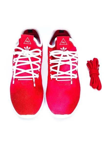 Sneakersy dziecięce Adidas Pharrell Williams czerwone