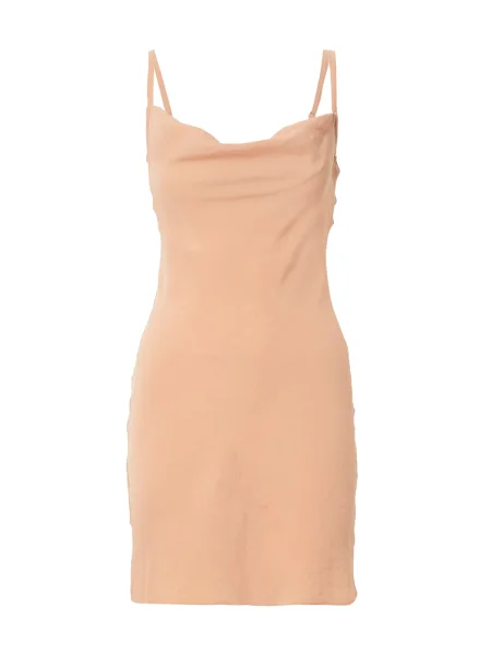 Nasty Gal Šaty světle hnědá
