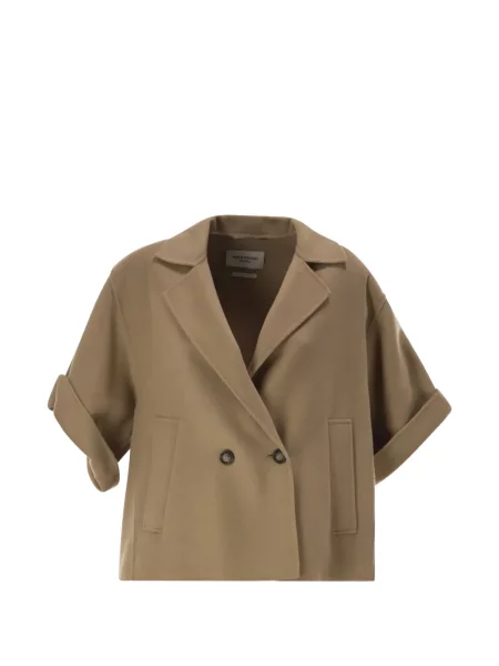 Geacă Weekend Max Mara de lână cu două rânduri de nasturi