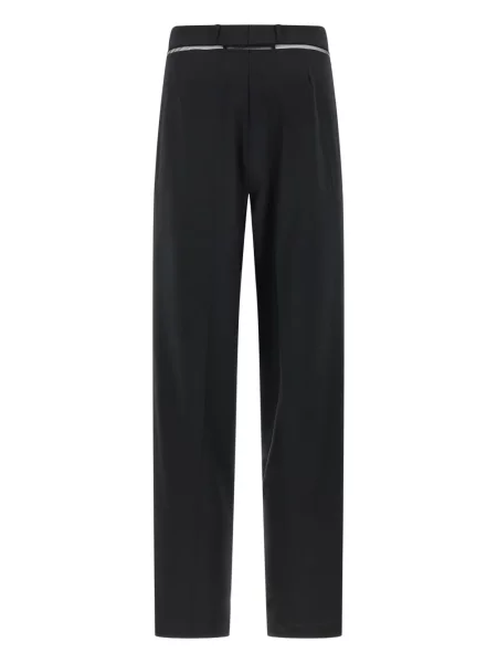 Pantaloni Nensi Dojaka plisate negru