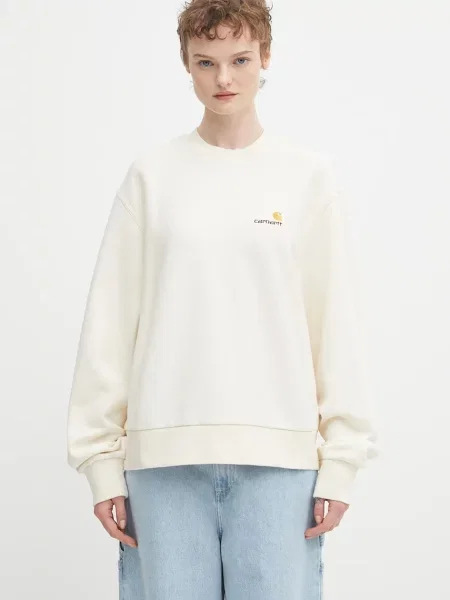 Carhartt WIP bluză W''''''' American Script uni bej