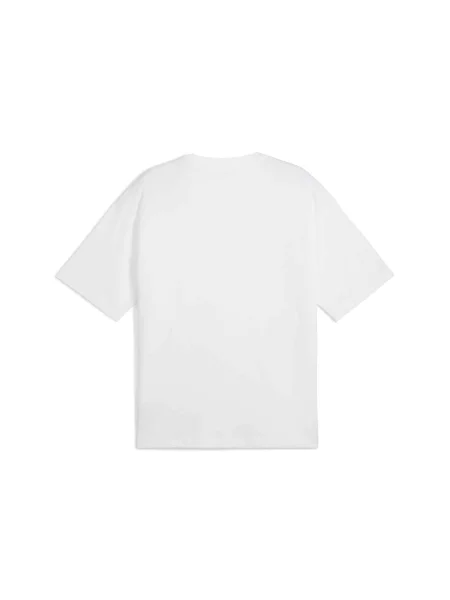 Футболка PUMA Wardrobe Ess Boxy Tee комбінований верх білий