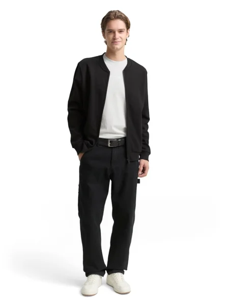 TOM TAILOR DENIM Hanorac negru