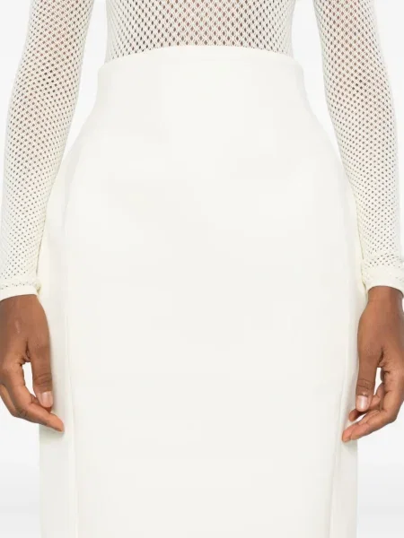 Fustă tip creion Wardrobe.nyc alb