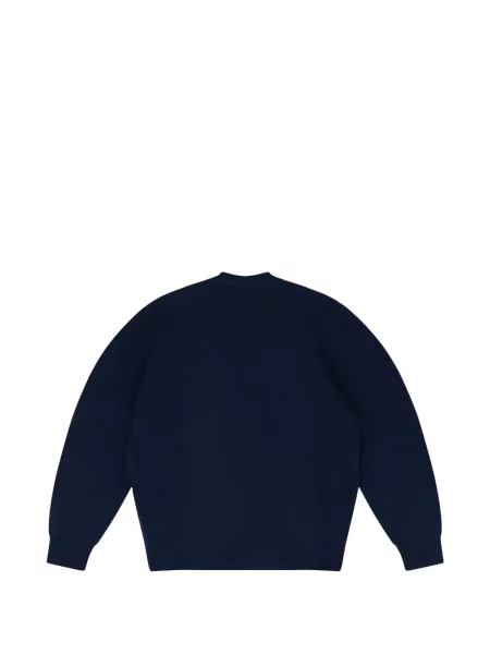 Cardigan Aimé Leon Dore cu broderie albastru