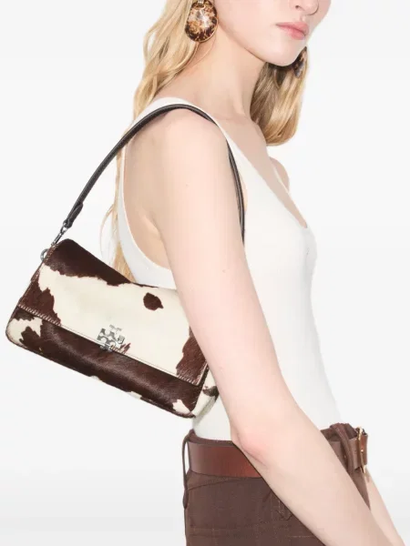 Geantă Tory Burch maro