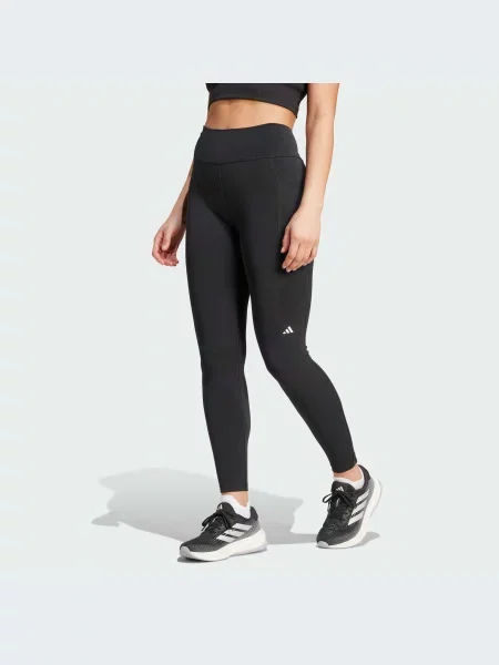 Переработанный леггинсы Adidas черные