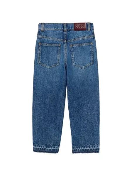 Spodnie dziecięce Gucci niebieskie