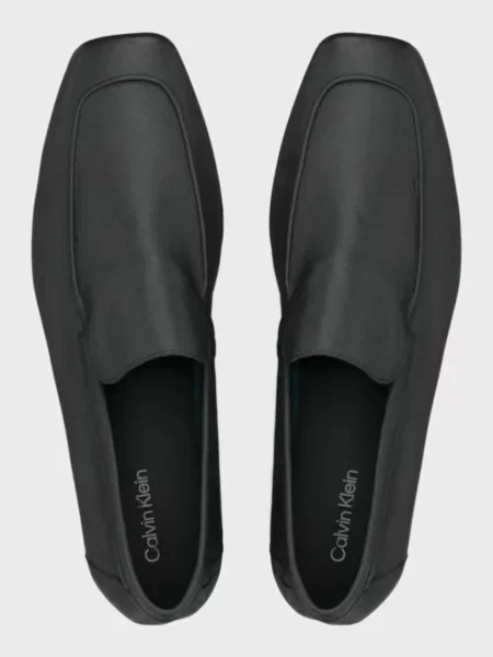 Кожаные лоферы Calvin Klein черные