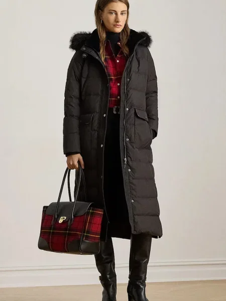 Lauren Ralph Lauren kurtka puchowa przejściowa czarny