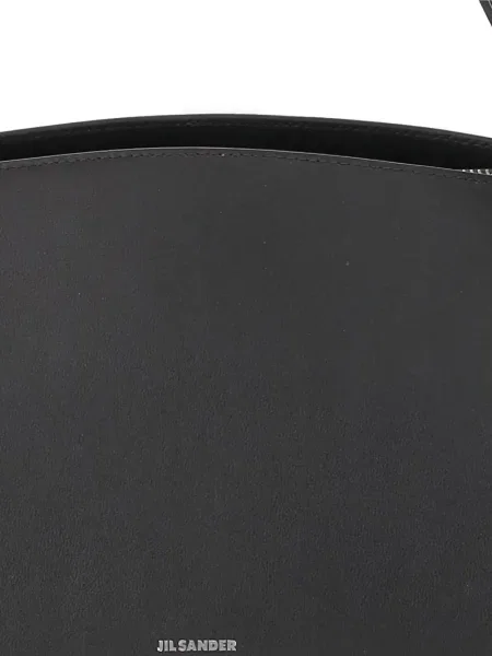 Geanta de piele Jil Sander din piele negru
