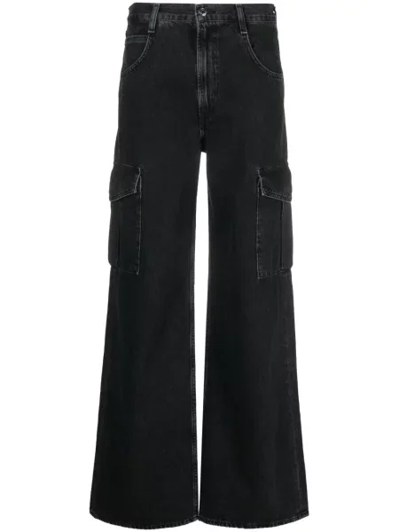 Blugi cu picior larg Agolde negru