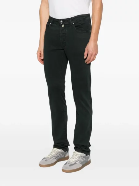 Pantaloni Jacob Cohën cu autograf verde
