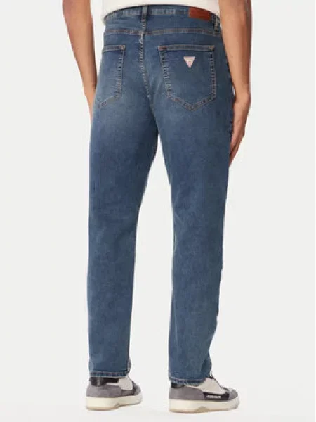 Guess Jeans Jeans hlače Straight Leg modra