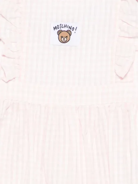 Sukienka dziecięca Moschino różowa