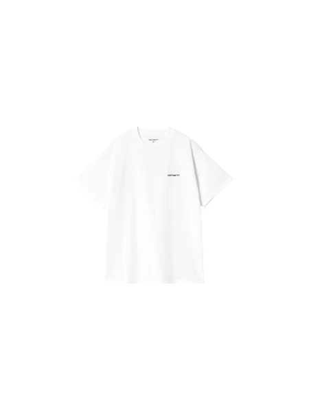 Carhartt WIP S/S Script Embroidery T-Shirt Mężczyźni Koszulki Carhartt WIP Size: L biały