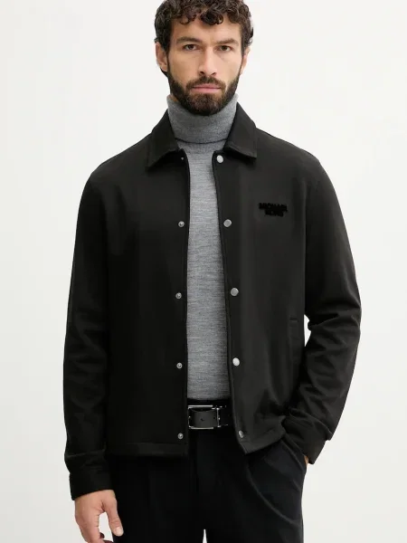 Košile Michael Kors regular s klasickým límcem černá