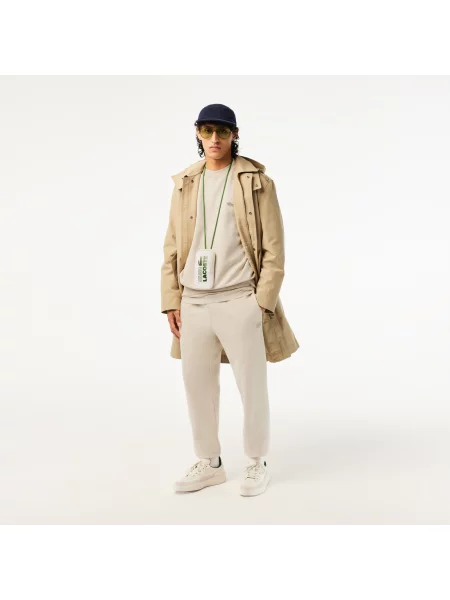 Lacoste Spodnie Dresowe Z Bawełny Organicznej beżowe