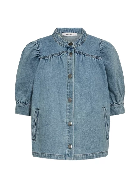 Co'couture Tricou AsjaCC denim albastru