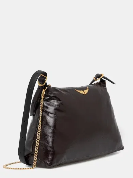 ZADIG&VOLTAIRE torebka skórzana brązowa