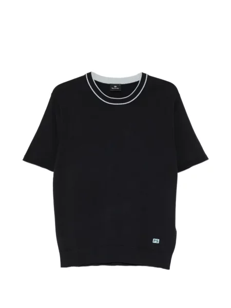 Tricou Ps Paul Smith cu broderie albastru