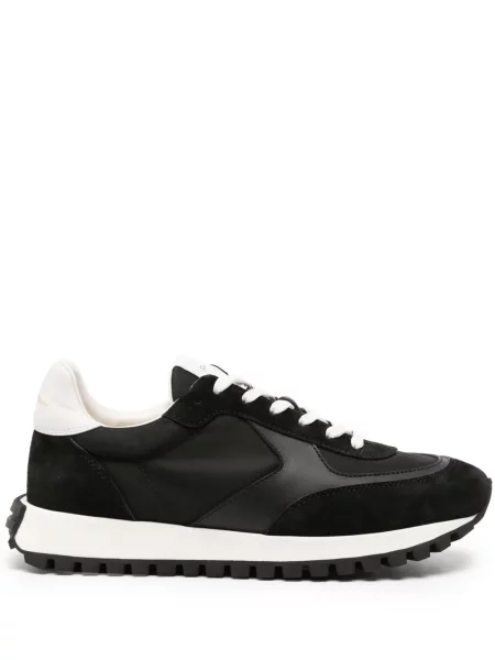 Sneakerși Gianvito Rossi din piele de căprioară negru