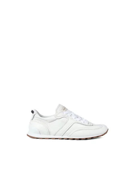 Sneakersy Brunello Cucinelli skórzane białe