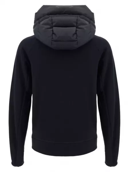 Geacă Moncler Grenoble cu imagine negru