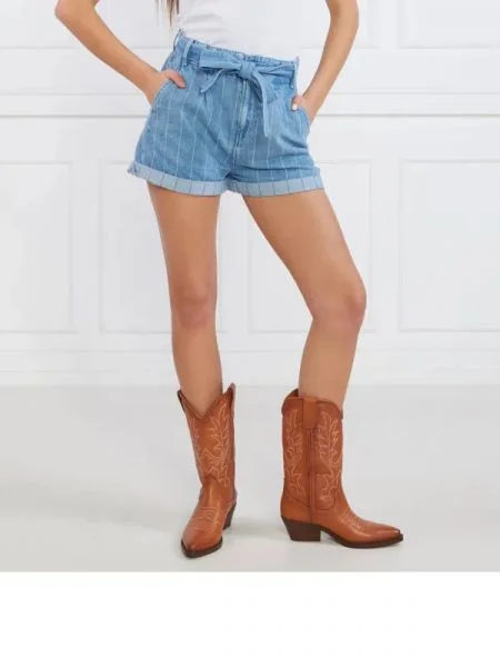 Pepe Jeans London Rövidnadrág KAYLEE STRIPE kék