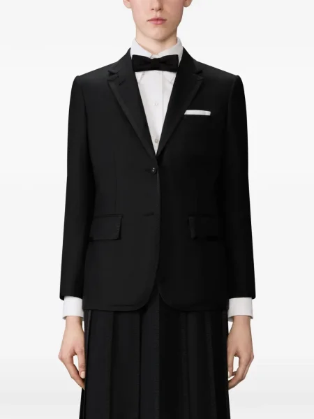 Яке Thom Browne кепър черно