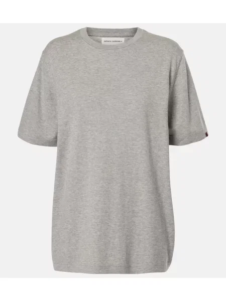 Tricou Extreme Cashmere din cașmir gri