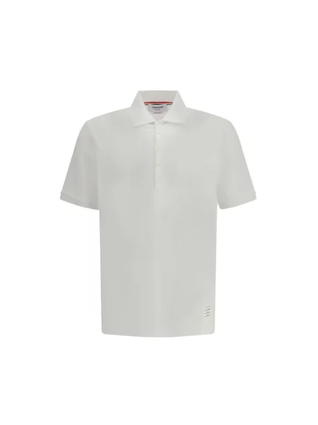 Koszulka polo Thom Browne biała