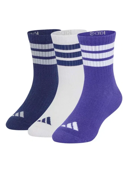 Skarpetki Adidas Sport 3S Kd C Crw 3P Dzieci fioletowe