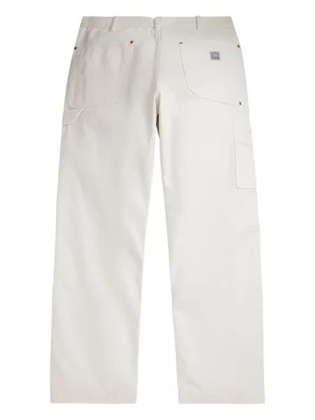 Slip de baie Polo Ralph Lauren alergare cu cordon cu imagine alb